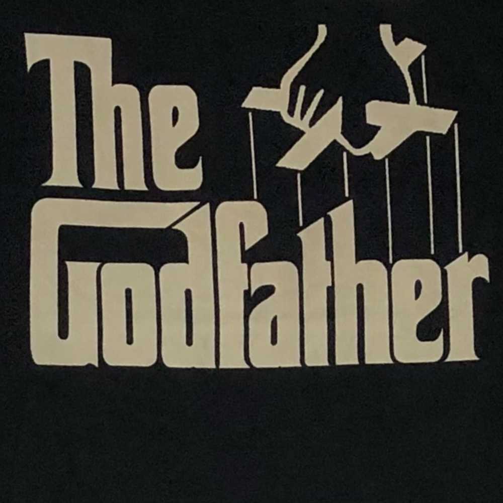 Lucky Brand Tee NWT “The Godfather” Movie Tee Graphic Print Front/Back Size S - Picture 3 of 12